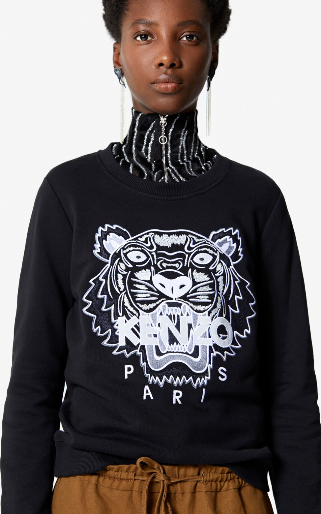 Sudadera Kenzo Tiger Mujer Negras - SKU.6739690